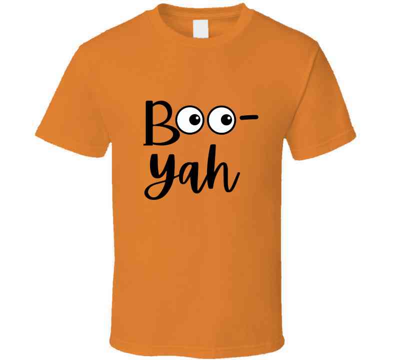 Boo - Yah | Halloween Statement T-Shirt | Kids, Tweens, & Tees Spooky T-Shirt - Smith's Tees