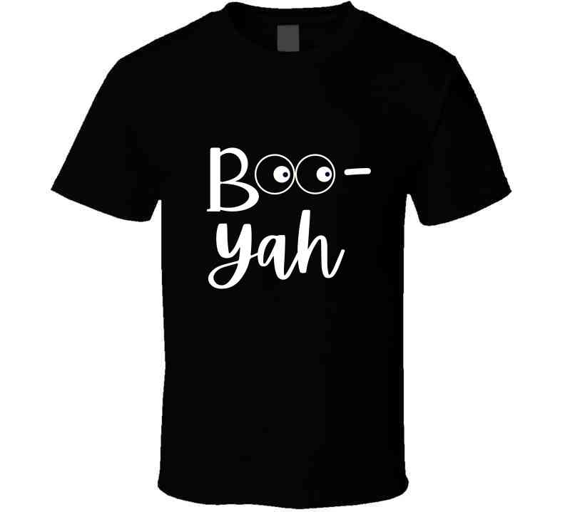 Boo - Yah | Halloween Statement T-Shirt | Kids, Tweens, & Tees Spooky T-Shirt - Smith's Tees