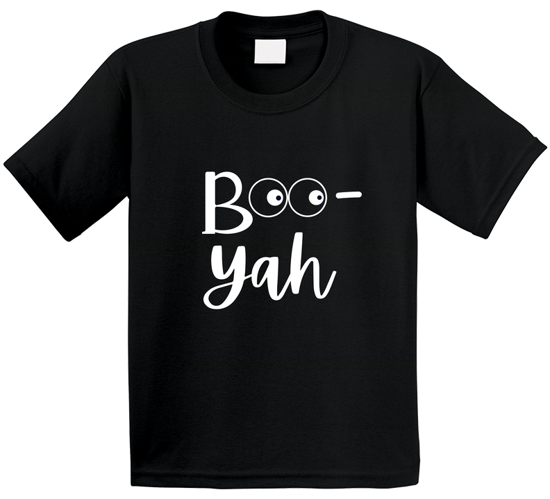 Boo - Yah | Halloween Statement T-Shirt | Kids, Tweens, & Tees Spooky T-Shirt - Smith's Tees