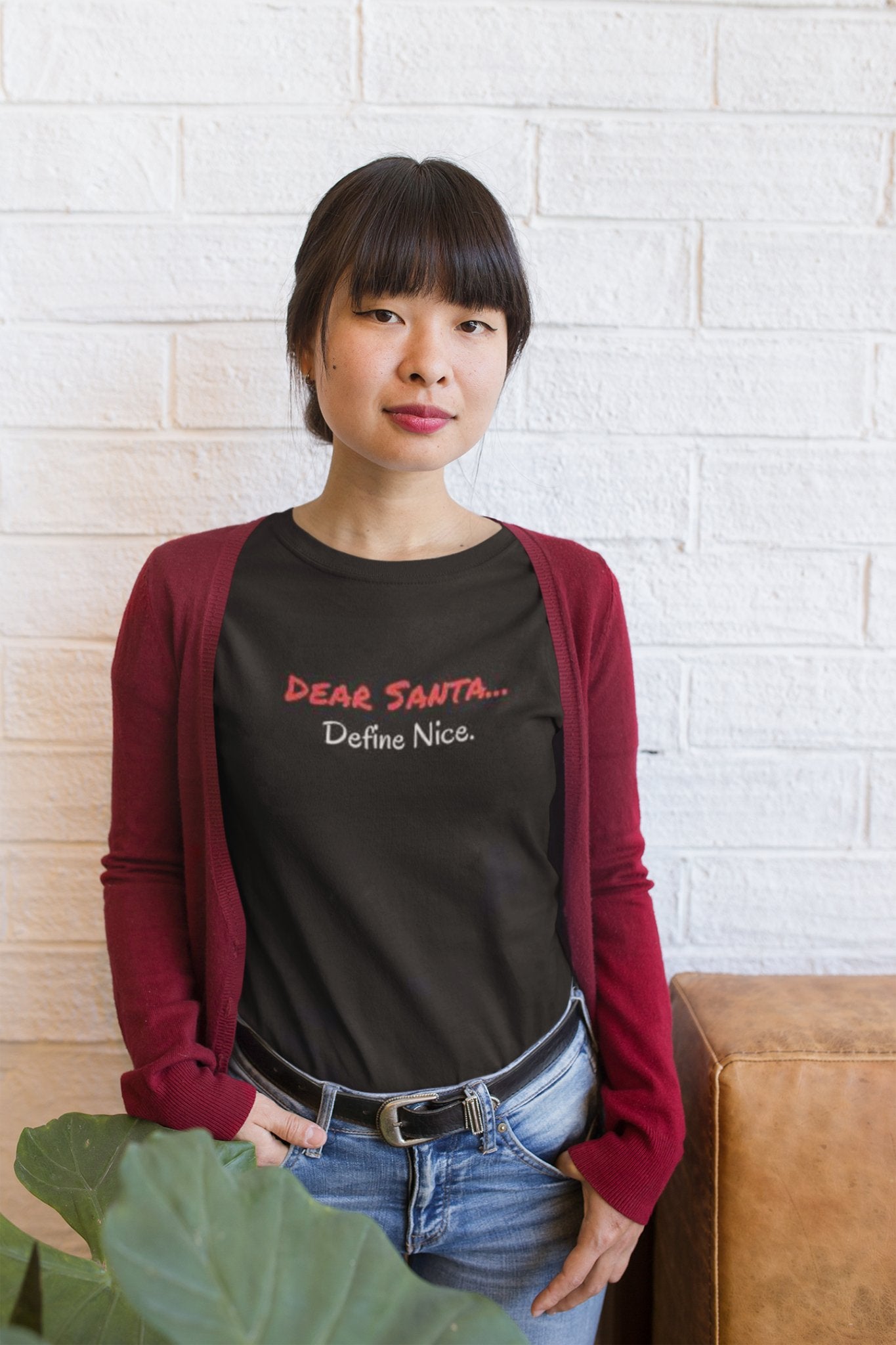 Dear Santa...Define Nice - Christmas Statement Shirt - Unisex - Family Sizes - Smith's Tees