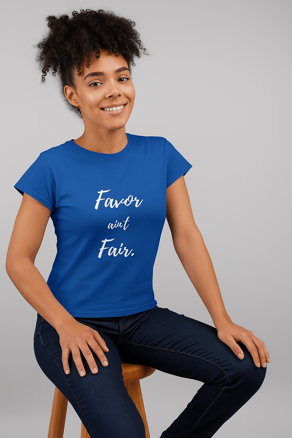 Favor Ain't Fair - Faith - Based Statement T-Shirt | Inspirational Tee | Family Sizes - Smith's Tees
