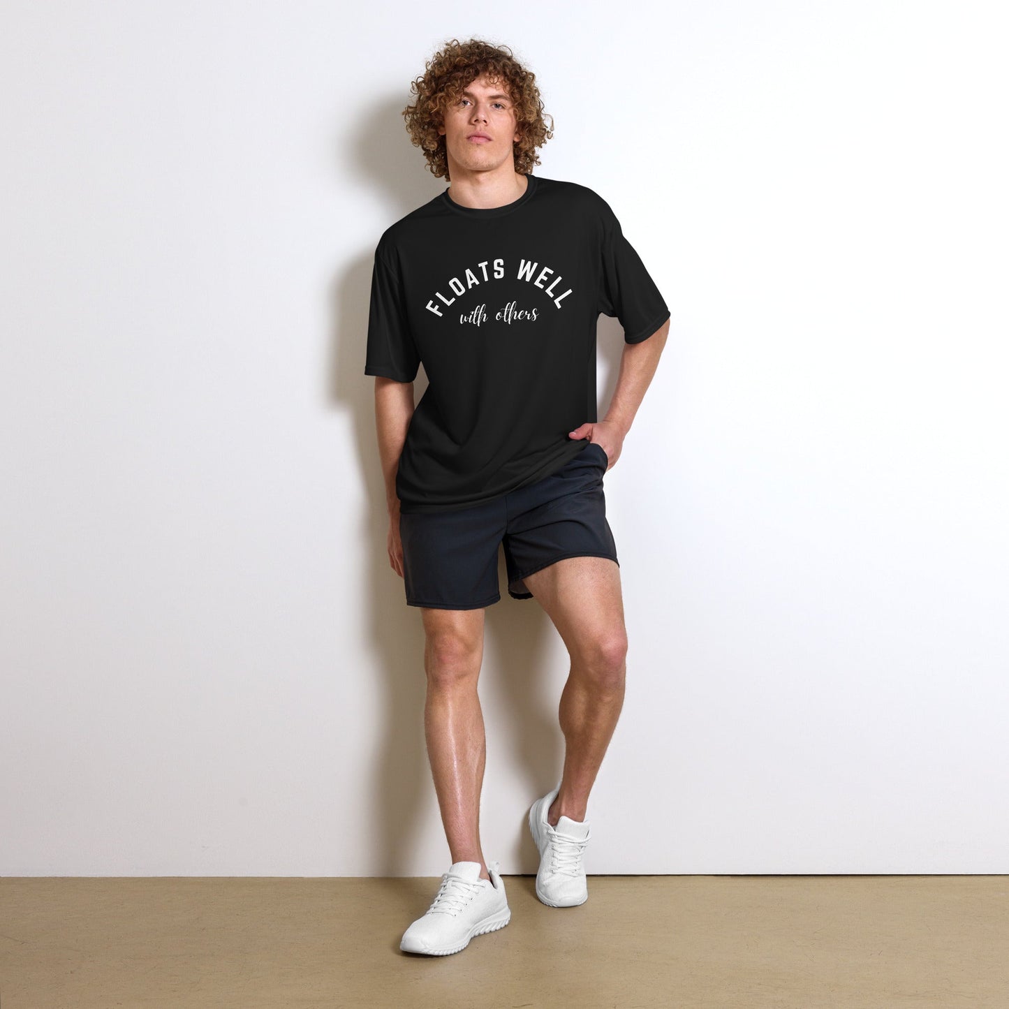 Floats Well With Others - Outdoor Lifestyle Statement T-Shirt | Beach, Lake Vacation Tee | Performance Fit | Unisex - Smith's Tees