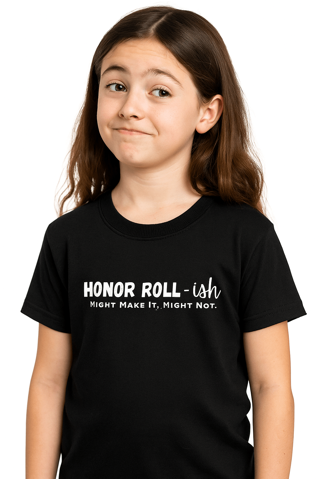 Honor Roll - ish Funny Statement T-Shirt | Humorous Kids, Tweens, & Teens Tee | Unisex - Smith's Tees