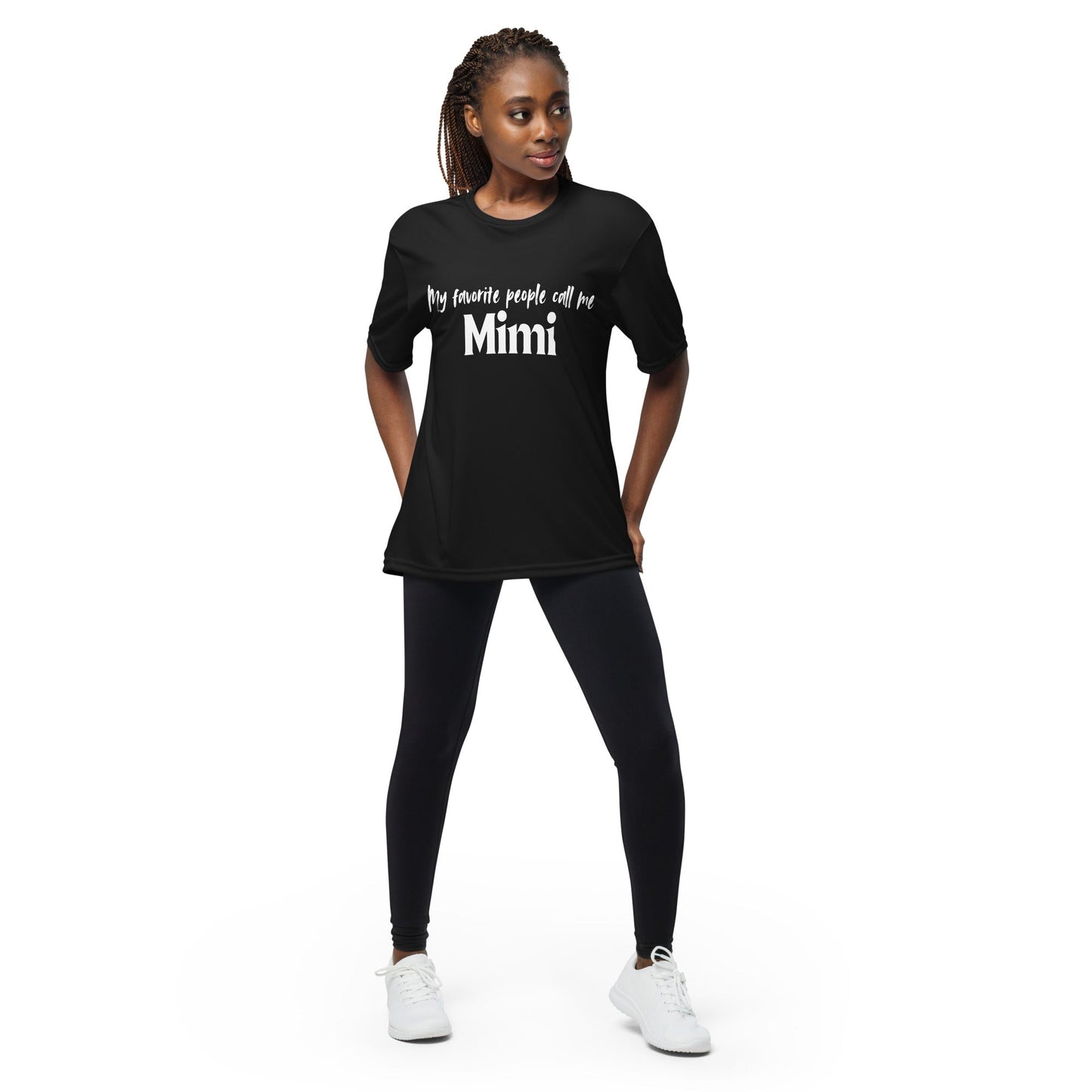 My Favorite People Call Me Mimi - Proud Grandmother Statement T-Shirt | Grandmother Gift | Performance Fit - Smith's Tees