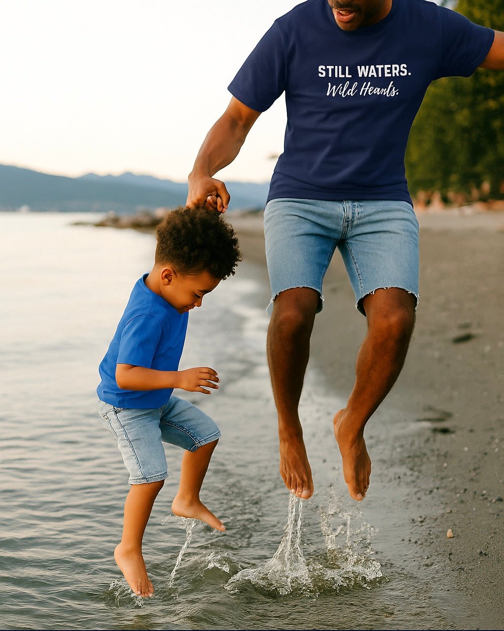 Still Waters. Warm Hearts. - Outdoor Life Statement T-Shirt | Lake Life Tee | Family Sizes - Smith's Tees