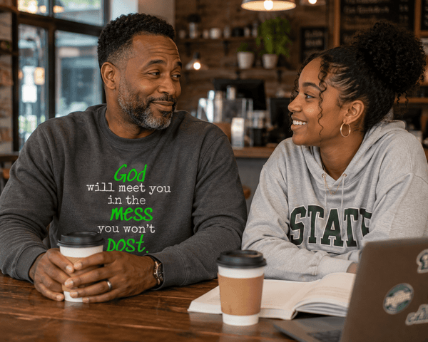 The Mess You Won't Post Sweatshirt - Green