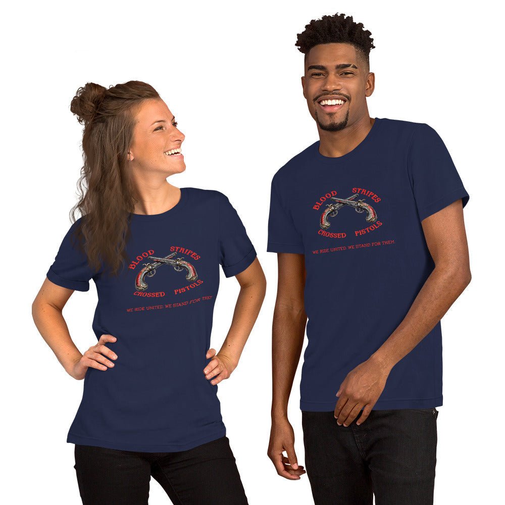 Blood Stripes Crossed Pistols - Smith's Tees