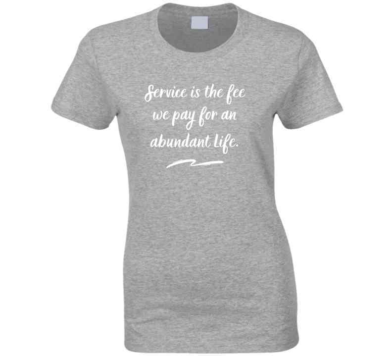 Abundant Life - Inspirational Statement Shirt - Women's - Smith's Tees