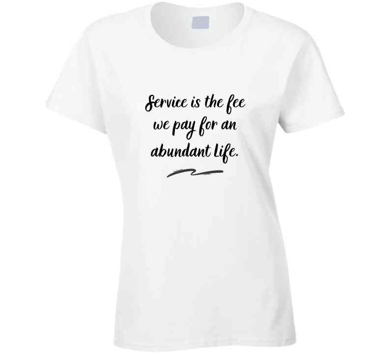 Abundant Life - Inspirational Statement Shirt - Women's - Smith's Tees