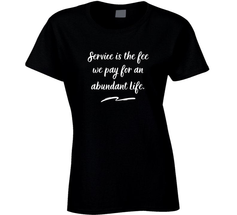 Abundant Life - Inspirational Statement Shirt - Women's - Smith's Tees