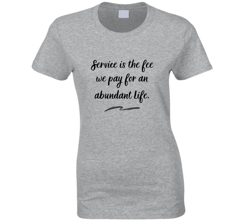 Abundant Life - Inspirational Statement Shirt - Women's - Smith's Tees