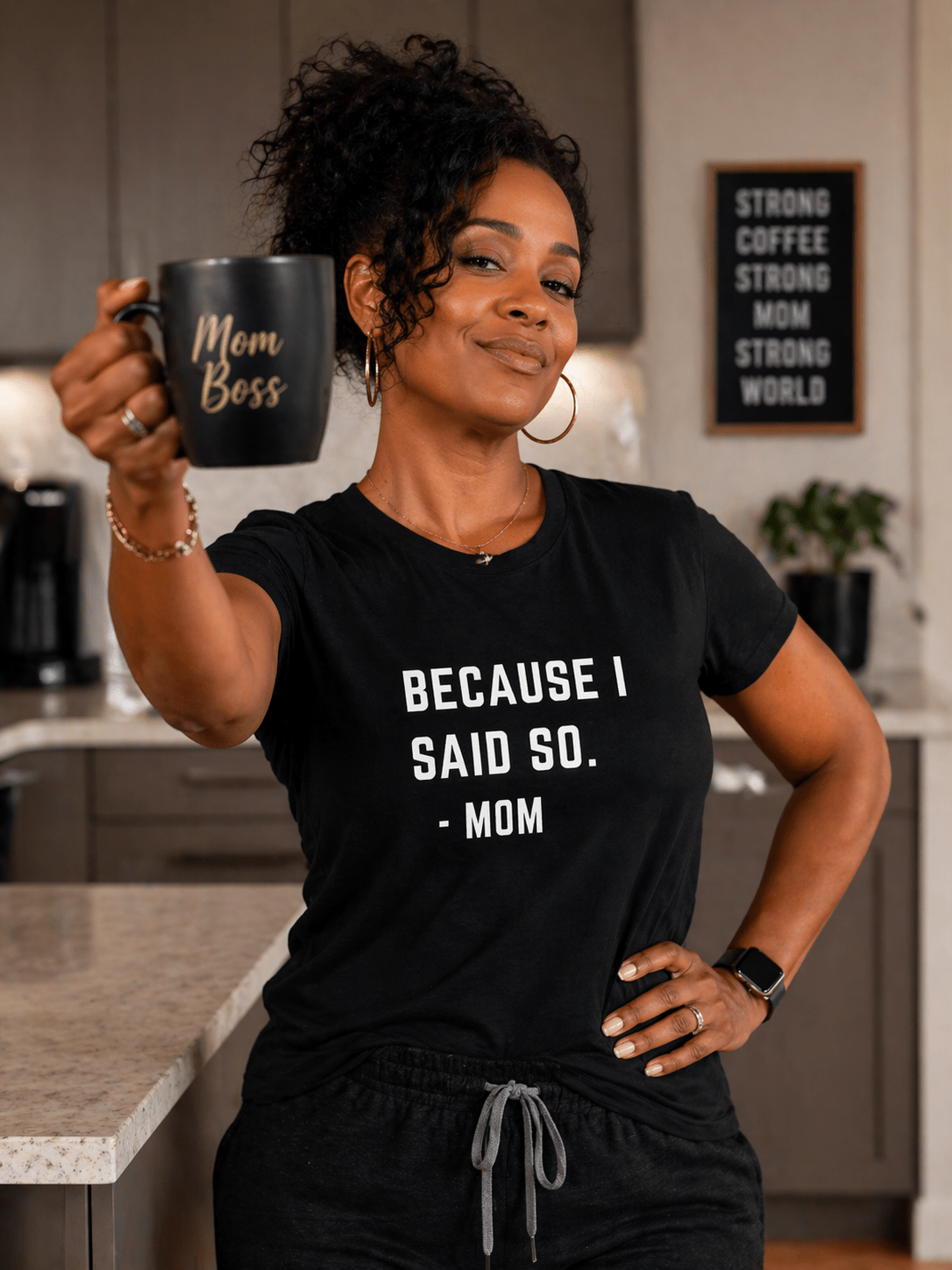 Because I Said So | Funny Mom Life T-Shirt | Women's - Smith's Tees