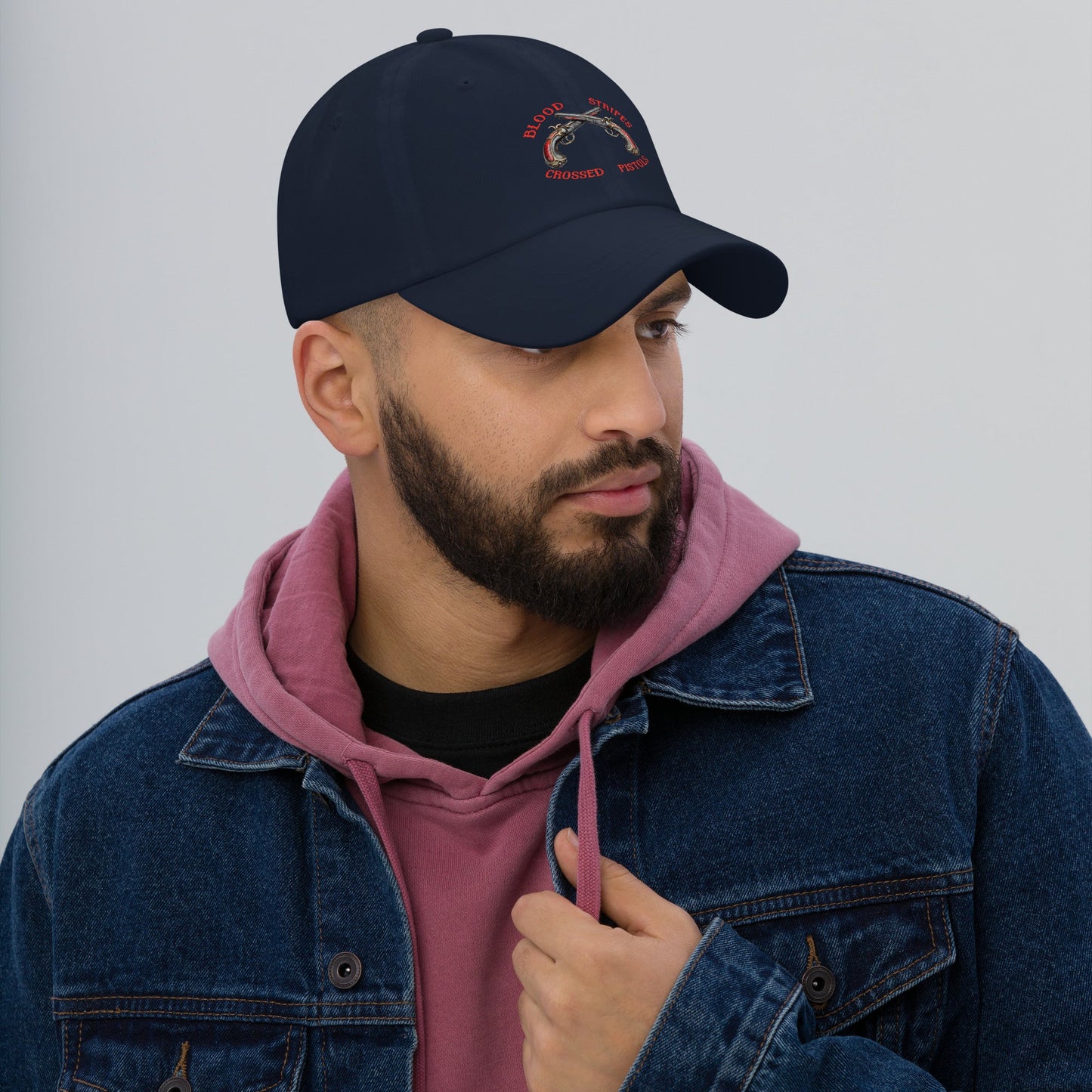 Blood Stripes Crossed Pistols | Graphic Hat | Unisex - Smith's Tees
