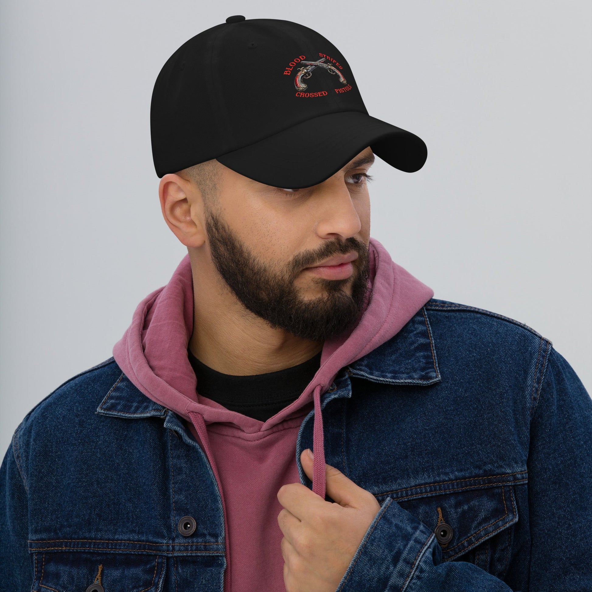 Blood Stripes Crossed Pistols | Graphic Hat | Unisex - Smith's Tees