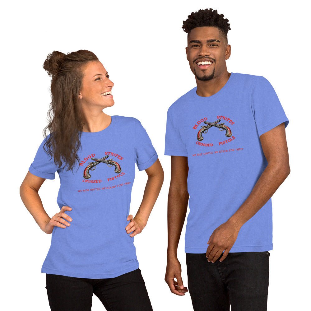 Blood Stripes Crossed Pistols | Statement Tee | Unisex - Smith's Tees