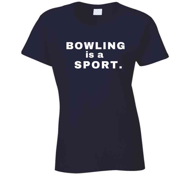 Bowling is a Sport - Family Statement Shirt - Unisex - White Print - Smith's Tees