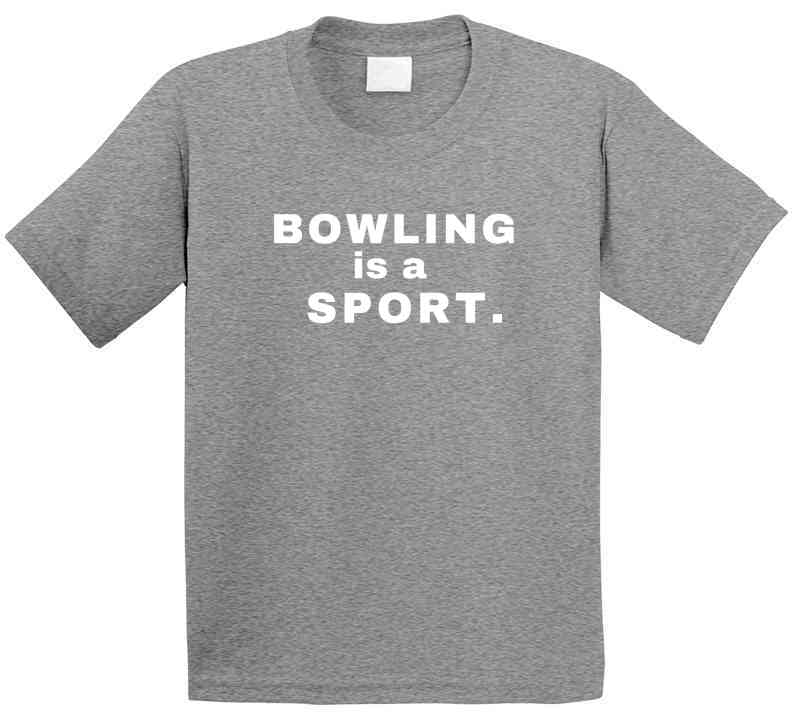 Bowling is a Sport - Family Statement Shirt - Unisex - White Print - Smith's Tees