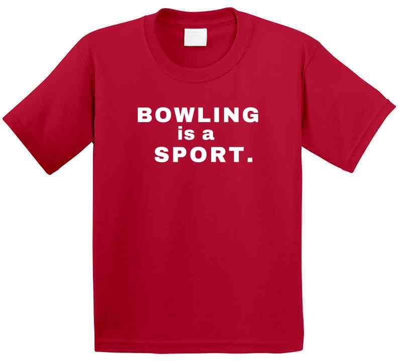 Bowling is a Sport - Family Statement Shirt - Unisex - White Print - Smith's Tees