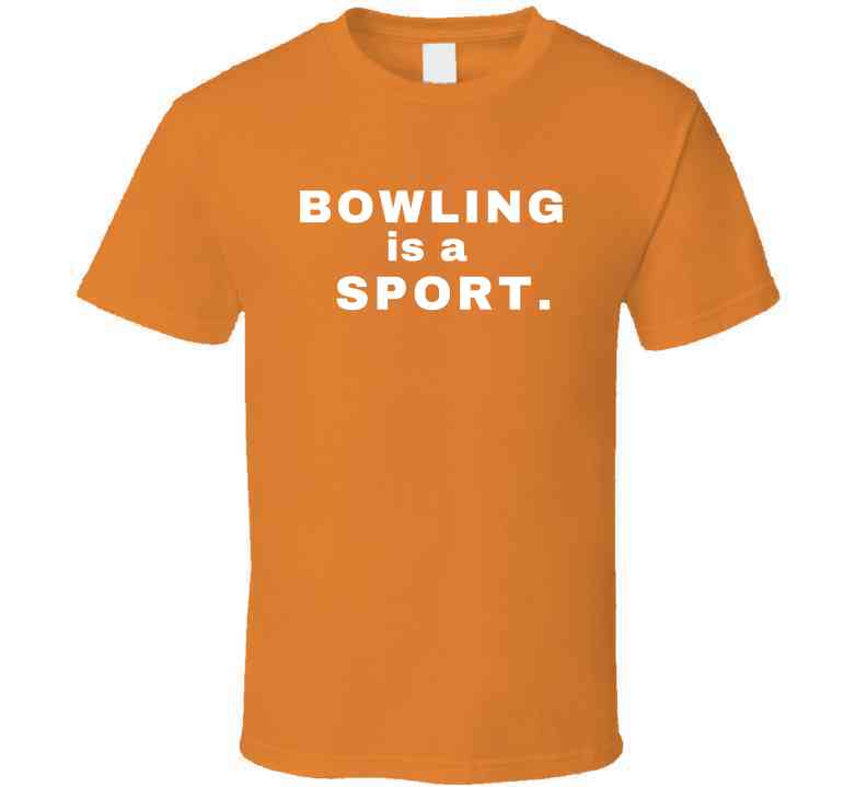 Bowling is a Sport - Family Statement Shirt - Unisex - White Print - Smith's Tees