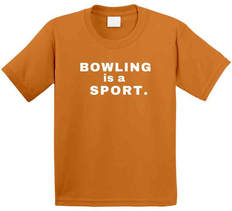 Bowling is a Sport - Family Statement Shirt - Unisex - White Print - Smith's Tees