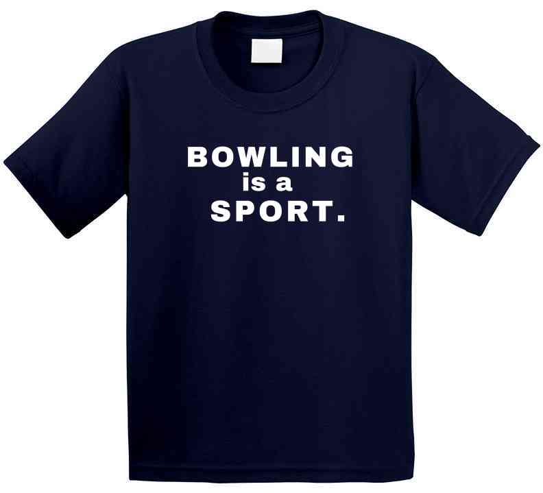 Bowling is a Sport - Family Statement Shirt - Unisex - White Print - Smith's Tees