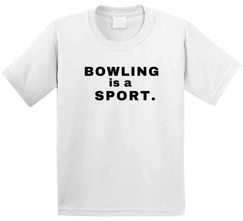 Bowling Is A Sport - Statement Shirt - Unisex - Family Tees - Black Print - Smith's Tees