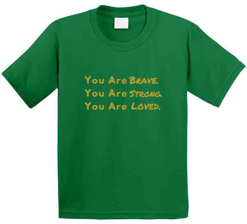 Brave. Strong. Loved. - Inspirational Statement Shirt - Unisex - Family Sizes - Smith's Tees