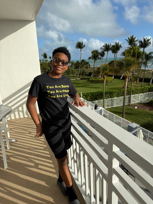 Brave. Strong. Loved. - Inspirational Statement Shirt - Unisex - Family Sizes - Smith's Tees