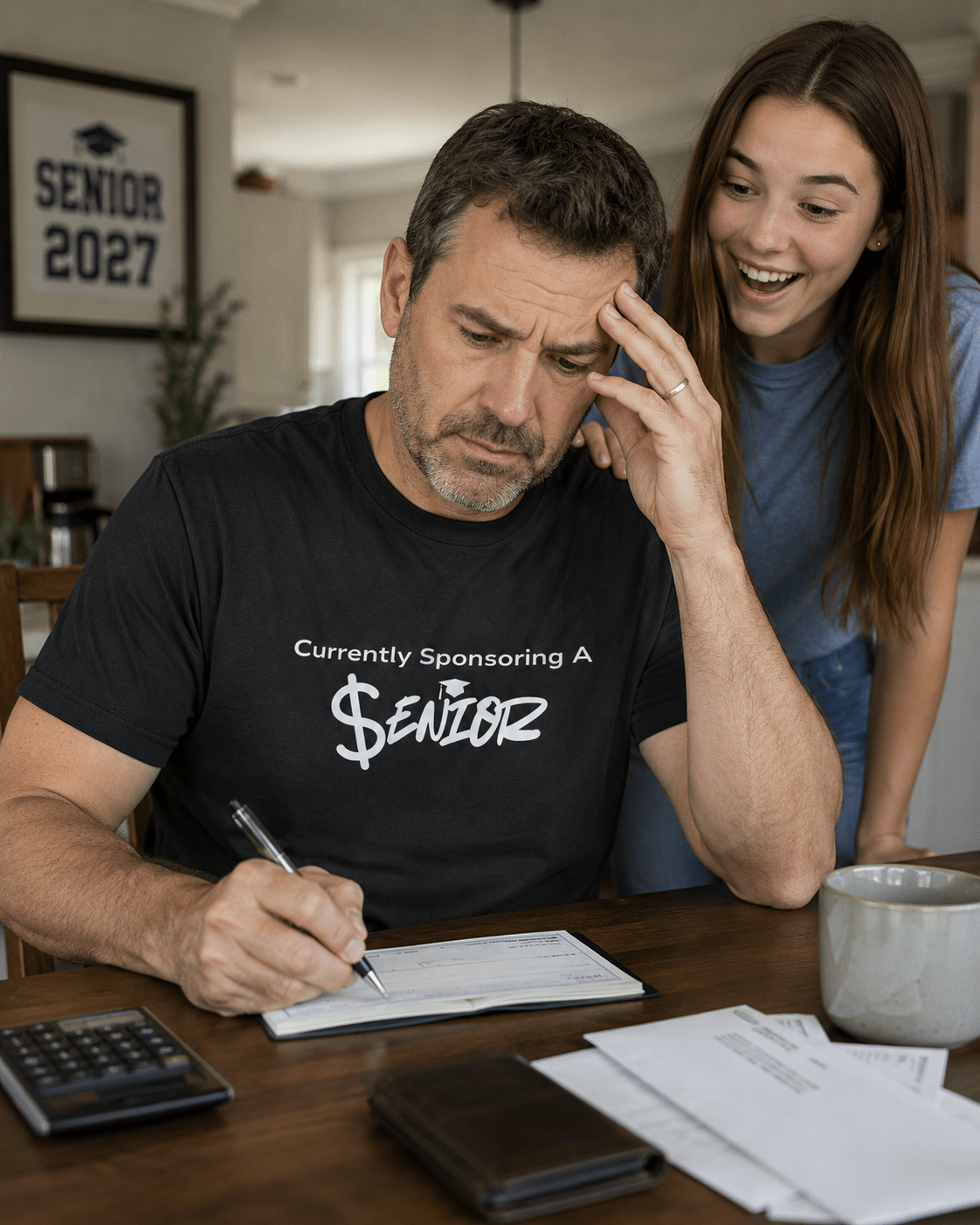 Currently Sponsoring A Senior | Senior Parent Statement Tee | Unisex - Smith's Tees
