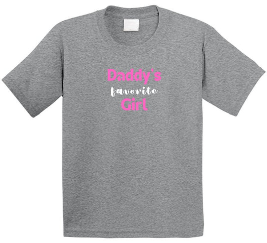 Daddy's Favorite Girl - Cute Statement Shirt - Big Girls - Smith's Tees