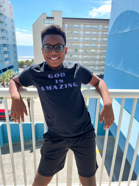 Faith Statement Shirt - God Is Amazing - Unisex - Family - Smith's Tees