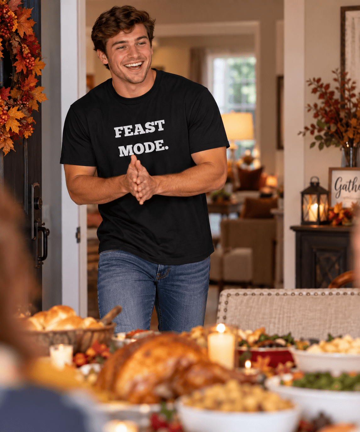 Feast Mode - Funny Statement T-Shirt | Foodie Tee | Unisex - Smith's Tees