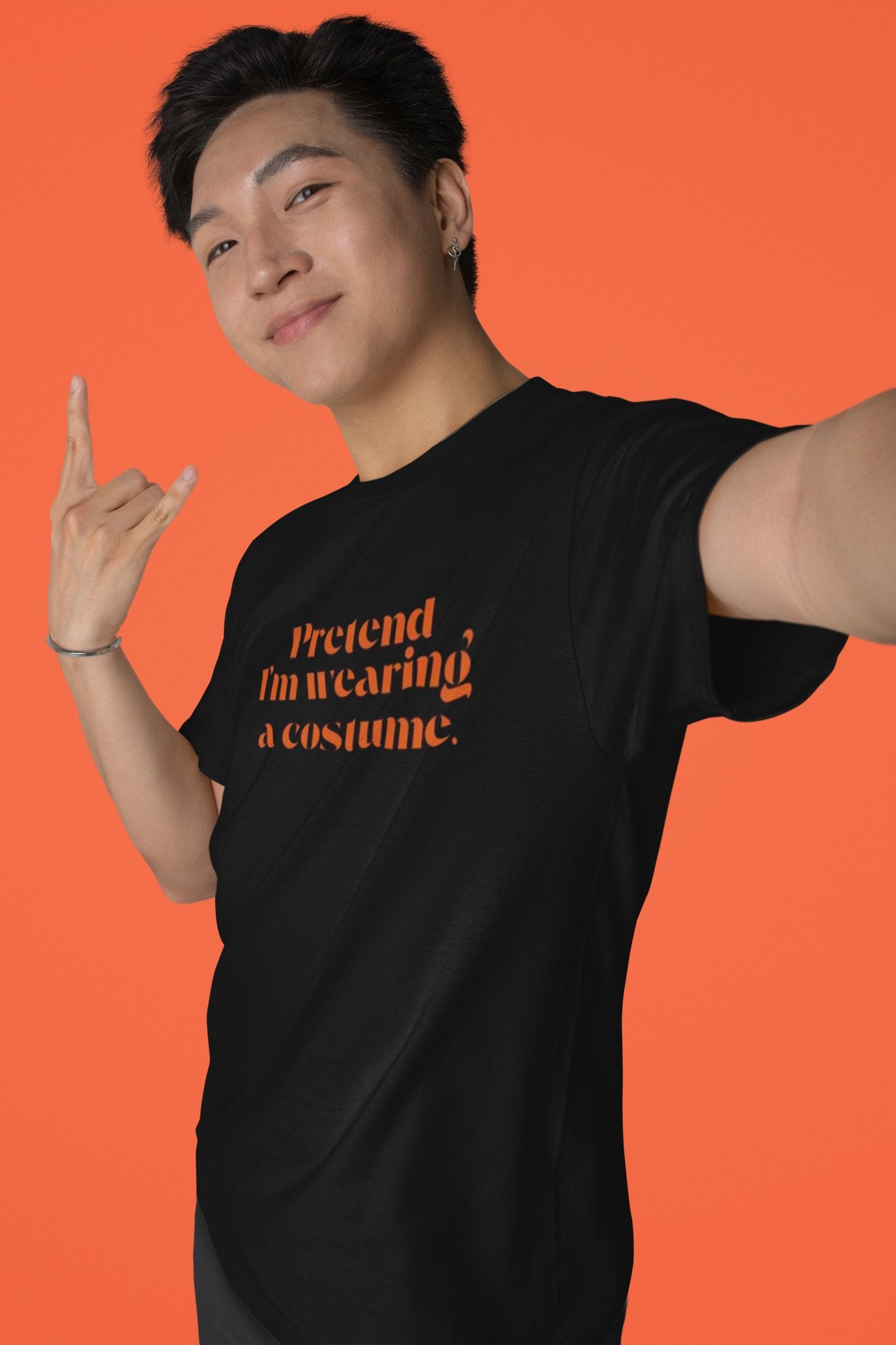 Funny and Sarcastic Halloween T-Shirt - Pretend I'm Wearing A Costume - Unisex - Smith's Tees