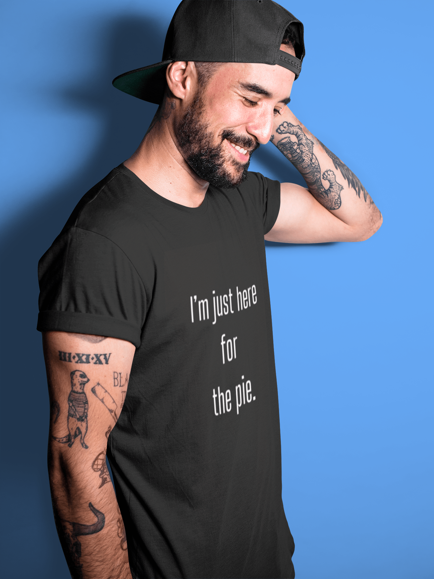 Funny Foodie Statement T-Shirt - I'm Just Here For The Pie - Unisex - Smith's Tees