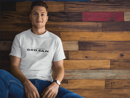 God Can – Inspirational Shirt for Faith and Strength - Unisex - Extended Sizes - Smith's Tees