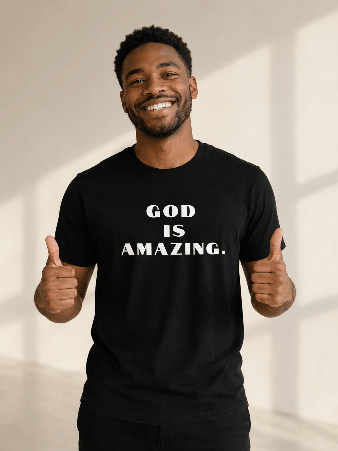God Is Amazing - Faith-Based Statement T-Shirt - Smith's Tees