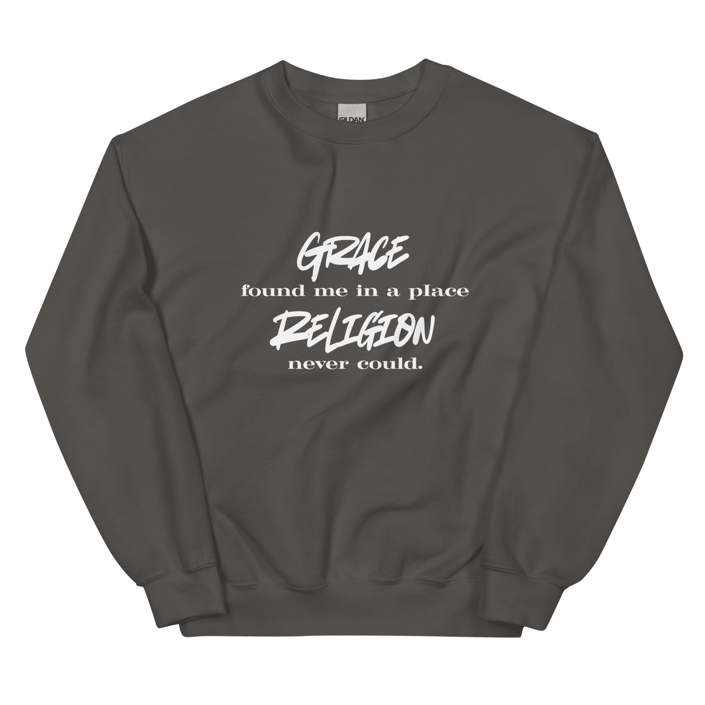Grace Found Me Sweatshirt - Smith's Tees