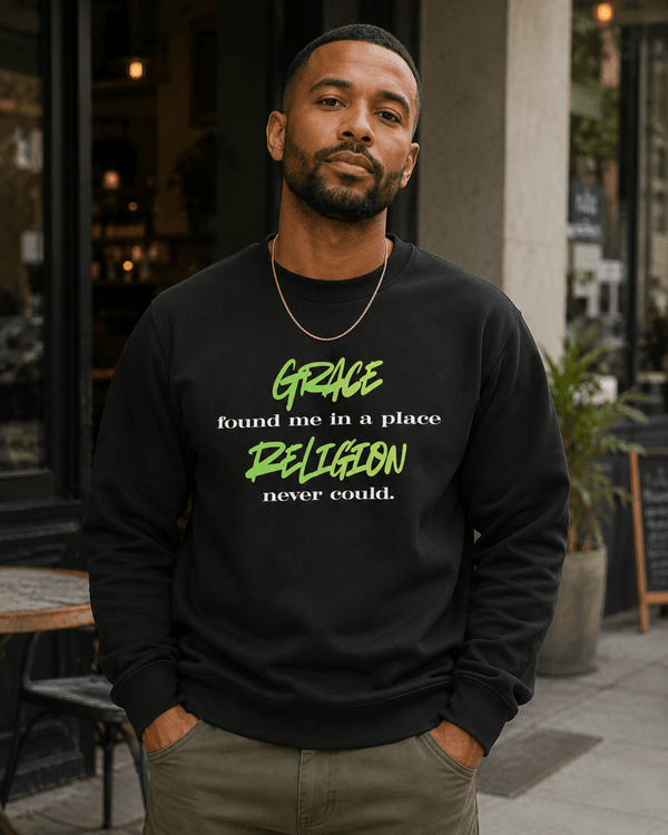 Grace Found Me Sweatshirt - Green