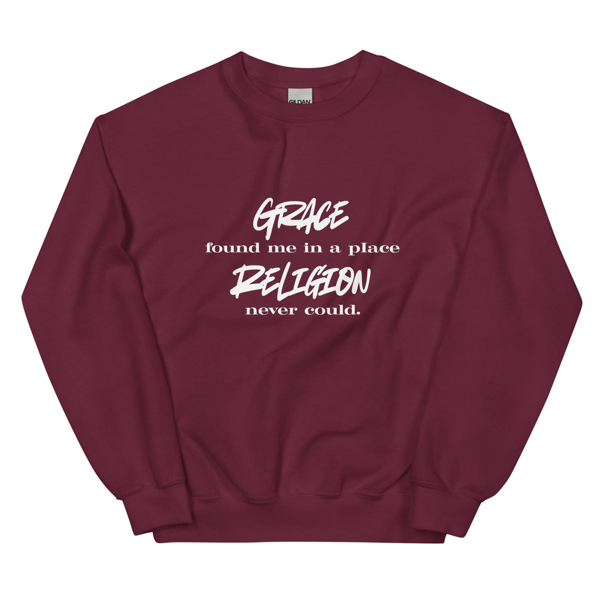 Grace Found Me Sweatshirt - Unisex - Smith's Tees