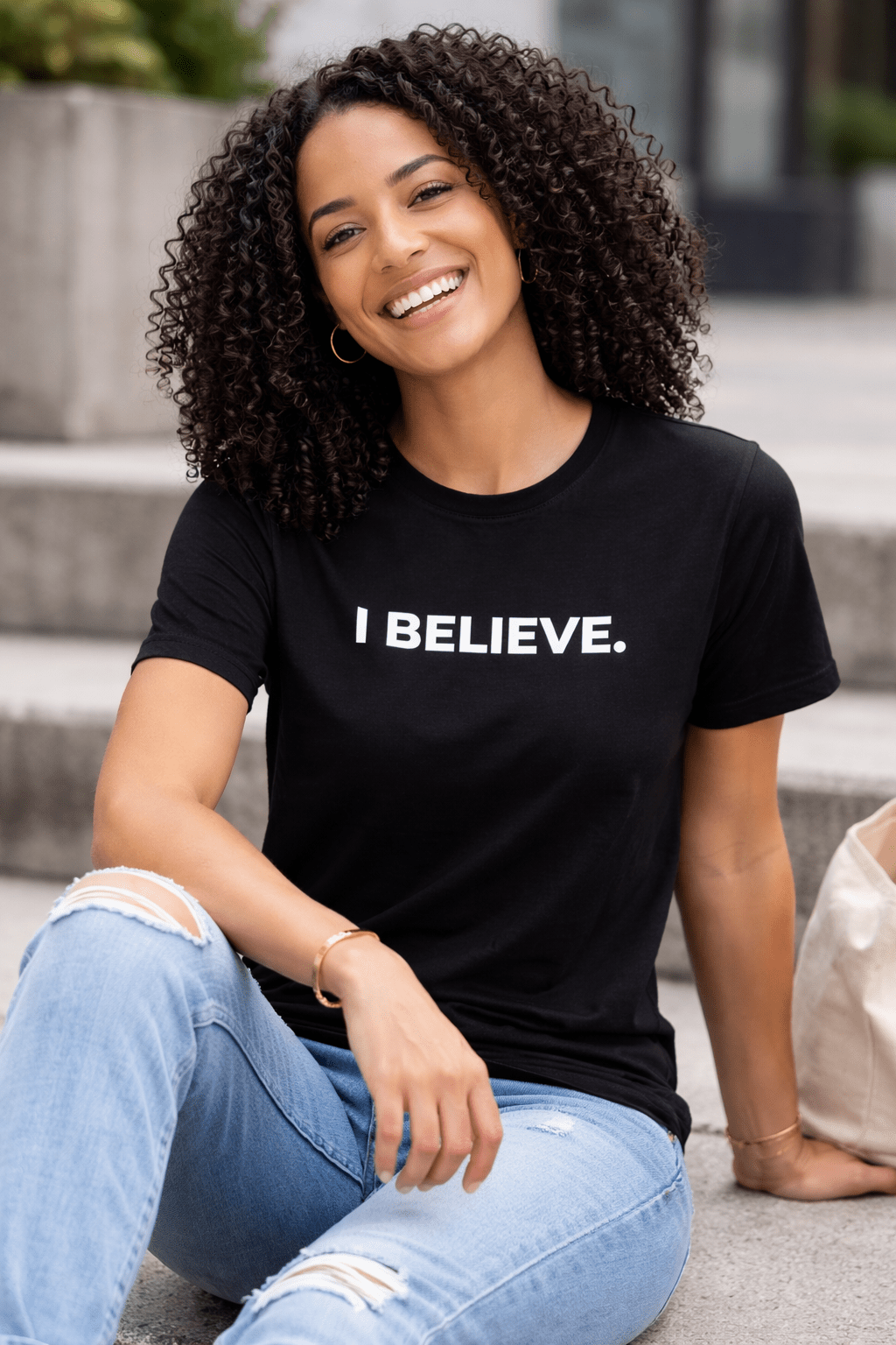 I Believe - Faith - Based Statement T-Shirt | Inspirational Christmas & Easter Tee | Family Matching Sizes - Smith's Tees