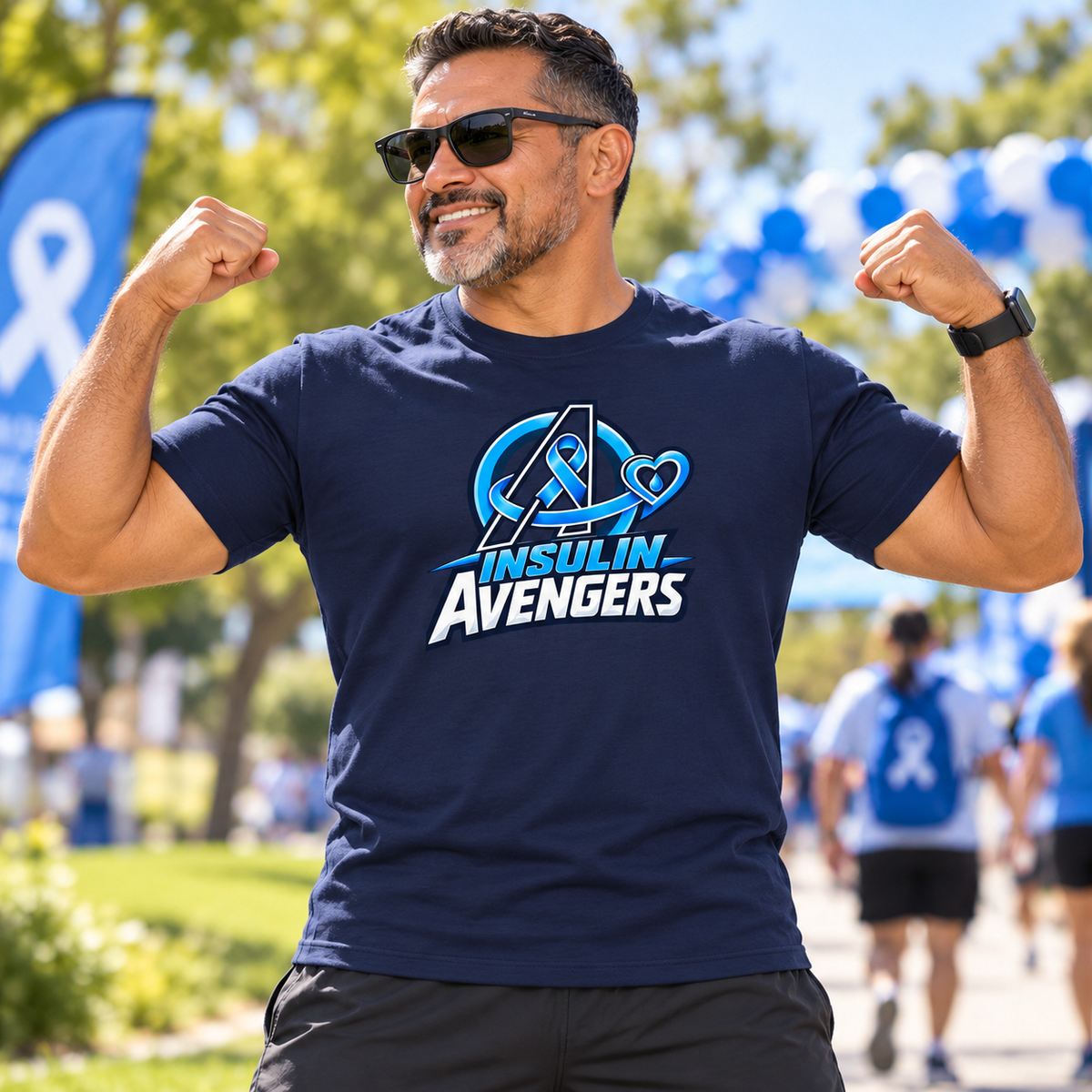 Insulin Avengers Unisex T-Shirt | Type 1 Diabetes Awareness Walk | Unisex - Smith's Tees