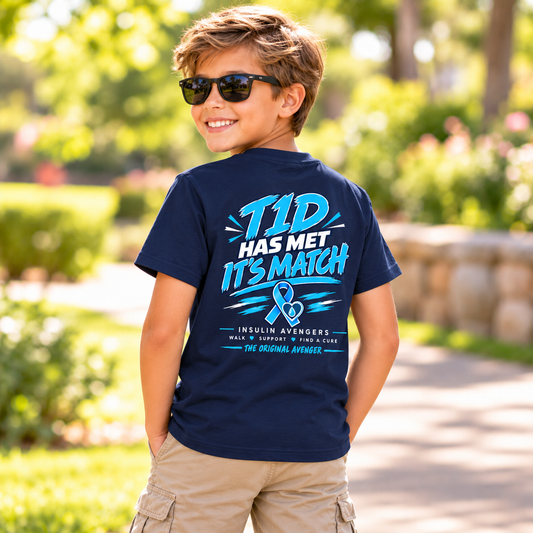 Insulin Avengers Youth T-Shirt | Type 1 Diabetes Warrior | Unisex - Smith's Tees