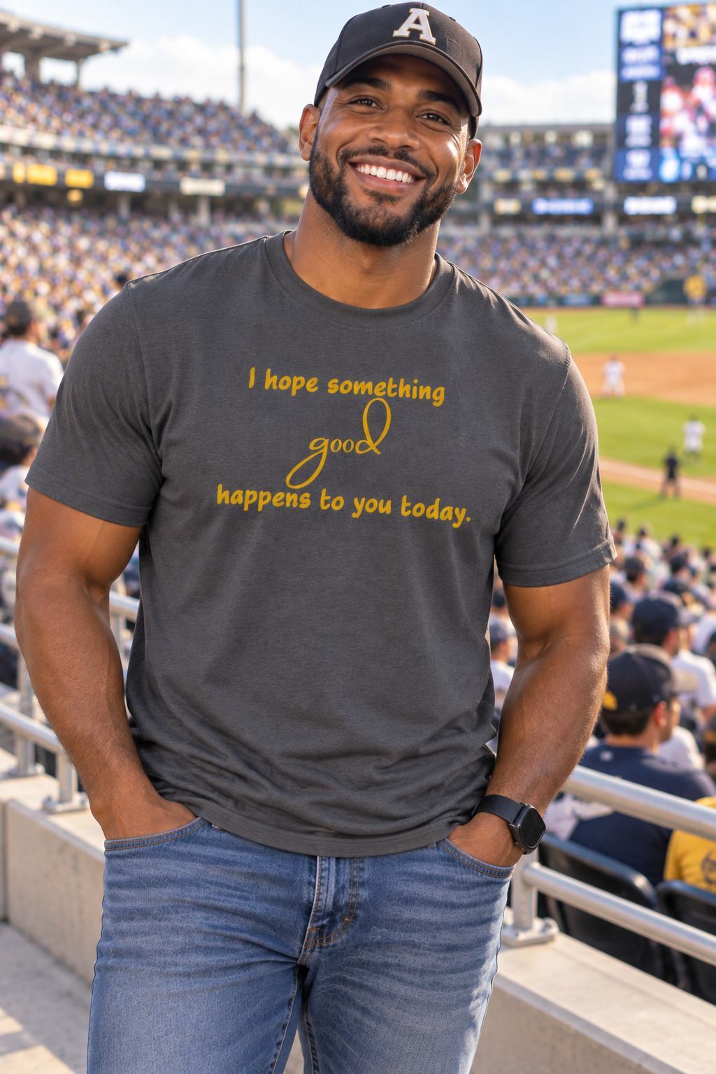 Inspirational T-Shirt - I Hope Something Good Happens - Unisex T-Shirt