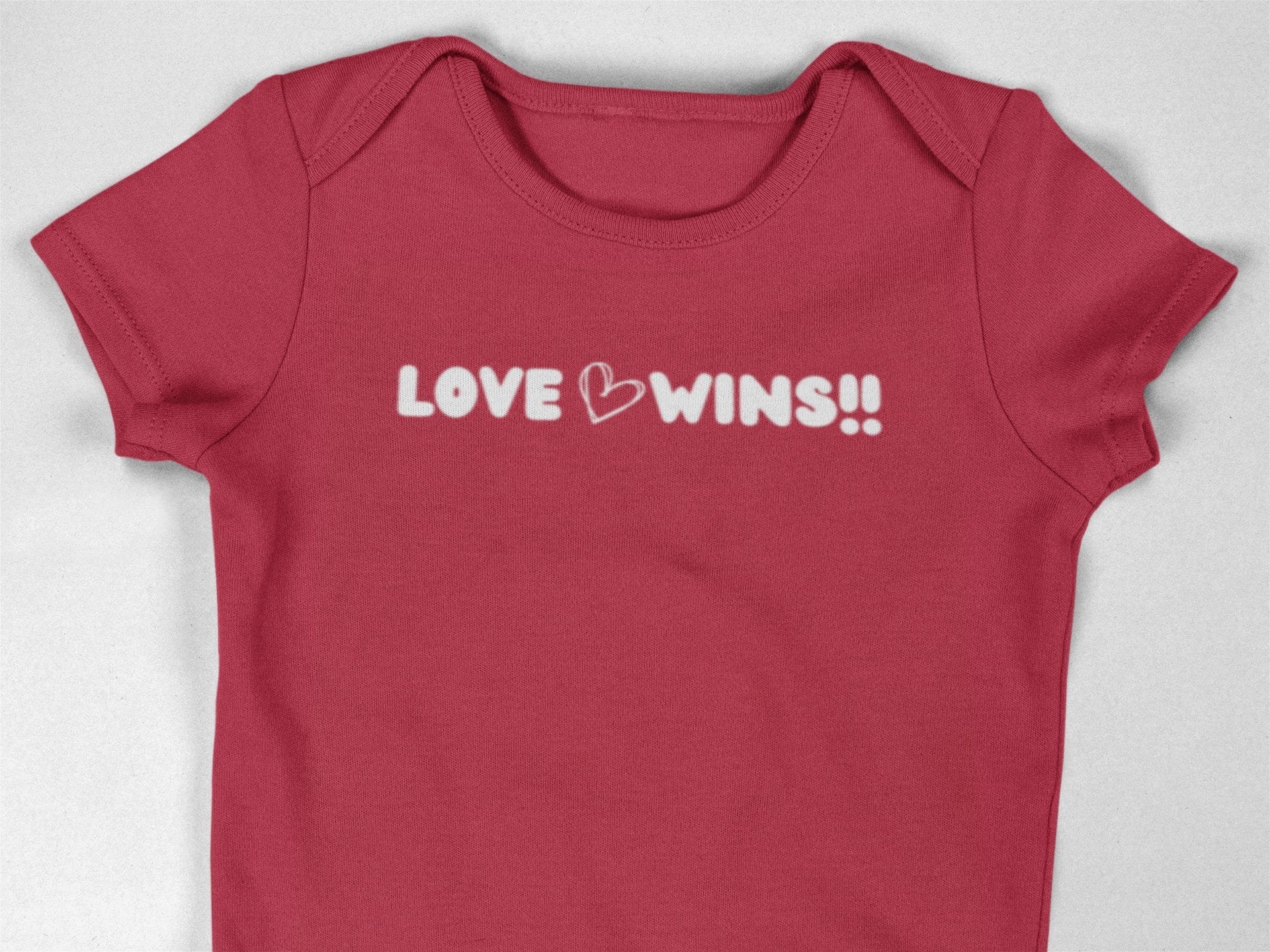 Love Wins Infant Bodysuit - Baby One Piece - Unisex - Smith's Tees