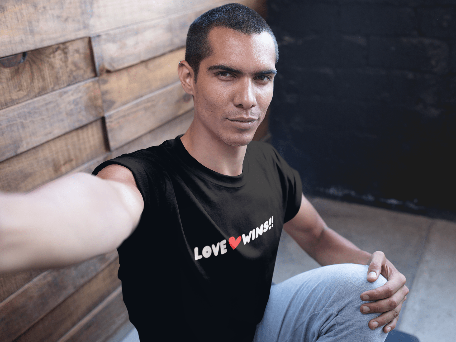 Love Wins Statement Shirt - Pride Day - Valentine's Day T-Shirt - Unisex - Smith's Tees