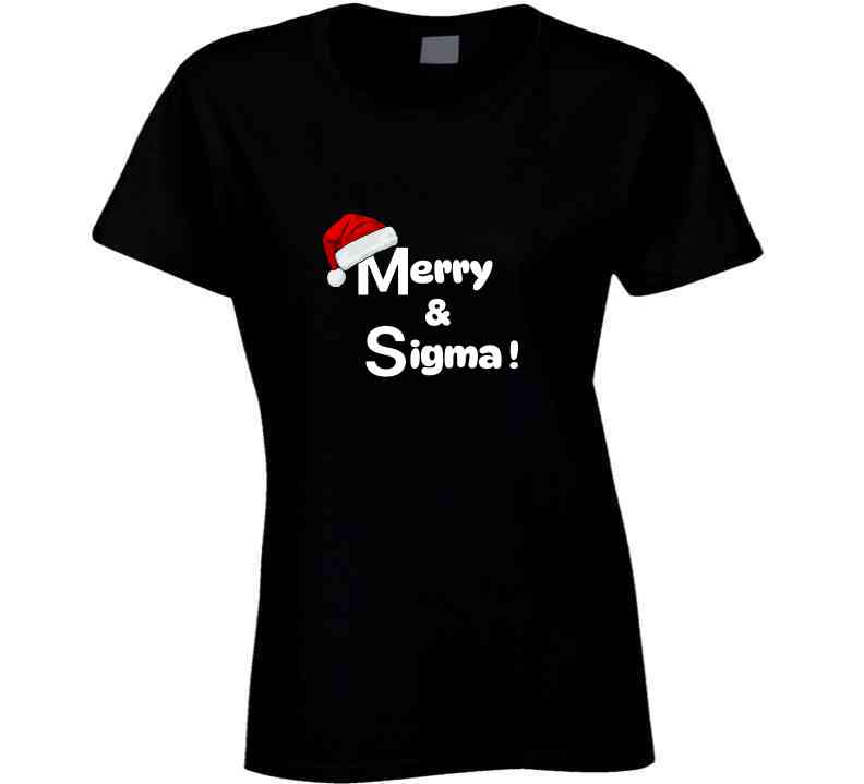 Merry And Sigma! Christmas Statement Shirt - Family Sizes - Smith's Tees