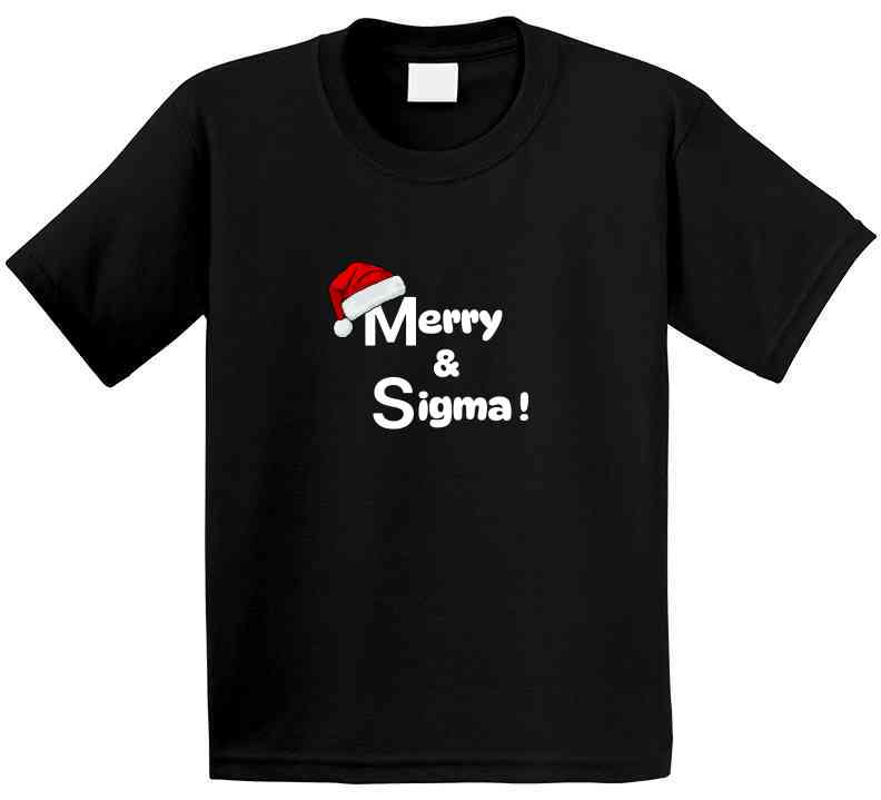 Merry And Sigma! Christmas Statement Shirt - Family Sizes - Smith's Tees