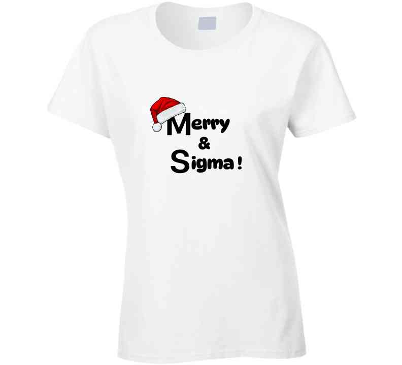 Merry And Sigma! Christmas Statement Shirt - Family Sizes - Smith's Tees