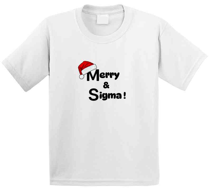 Merry And Sigma! Christmas Statement Shirt - Family Sizes - Smith's Tees