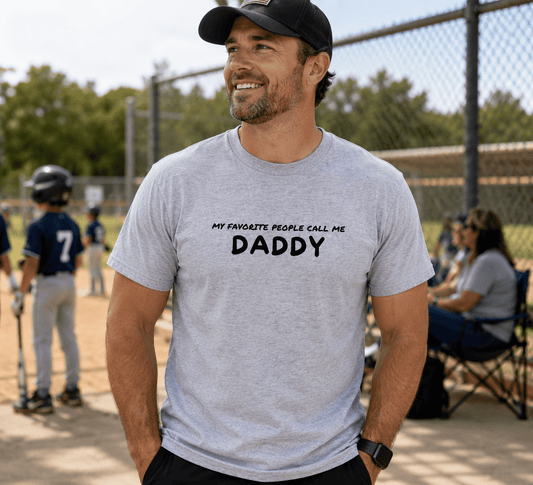 My Favorite People Call Me Daddy - Statement T-Shirt for Fathers | Mens Gift Tee - Smith's Tees